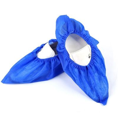 非刺激する青いクリーンルームの衛生学の靴カバー